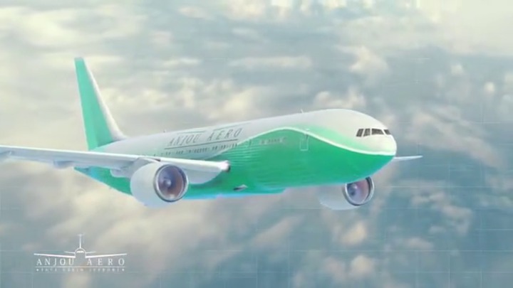 シートベルト　飛行機　旅客機　航空機　部品　ボーイング　エアバス　アリタリア 神戸にエアバス「ベルーガ」到着 シロイルカ2度目の大型ヘリ輸送