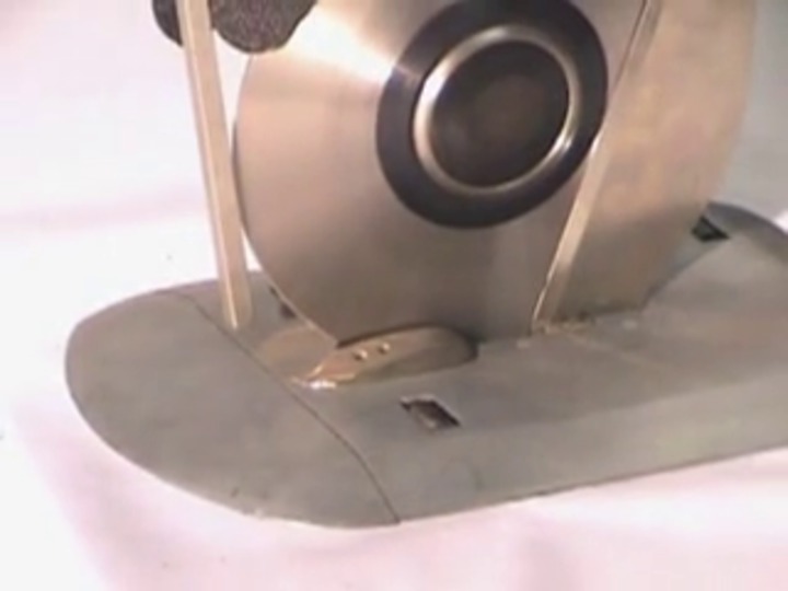 Rotary blade cutting machine - FALCON® AIR - Eastman Machine Company - for  fabrics / hand-held / pneumatic